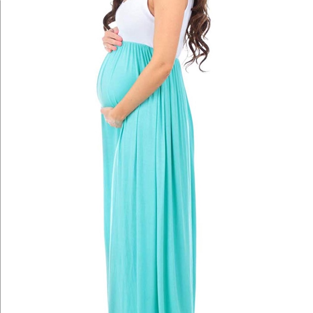 Maternity maxi dress